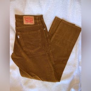 Mens Levi Strauss 502 corduroy pant 31x32 brand new!